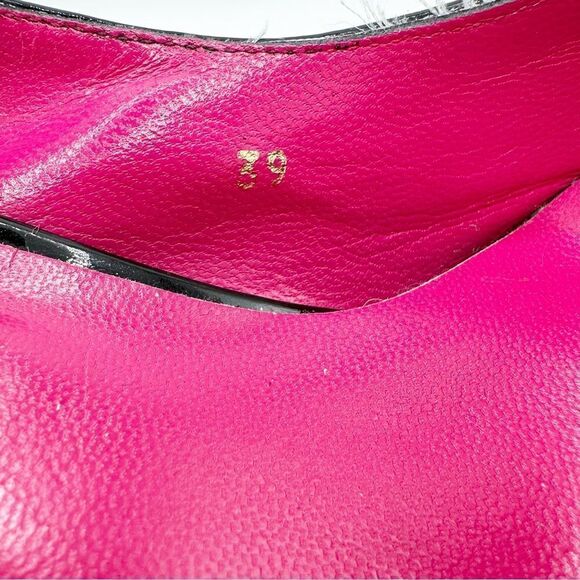 DUNE LONDON Black Calf’s Hair Pointed Toe Slingback Sculptural Heels Sz‎ 8.5 US - Picture 11 of 12